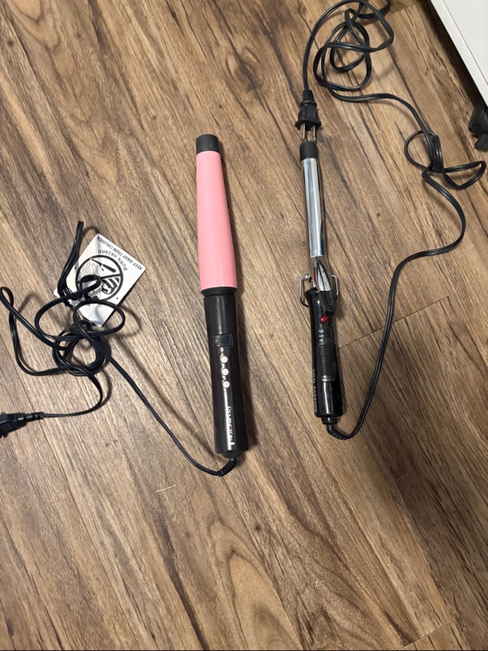 Remington Pink and Black Curling Wand Set